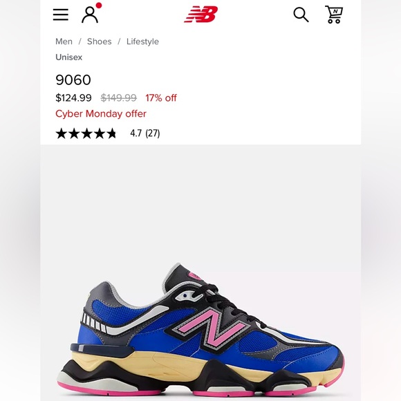 New Balance 9060 BRAND NEW IN BOX - Picture 1 of 2